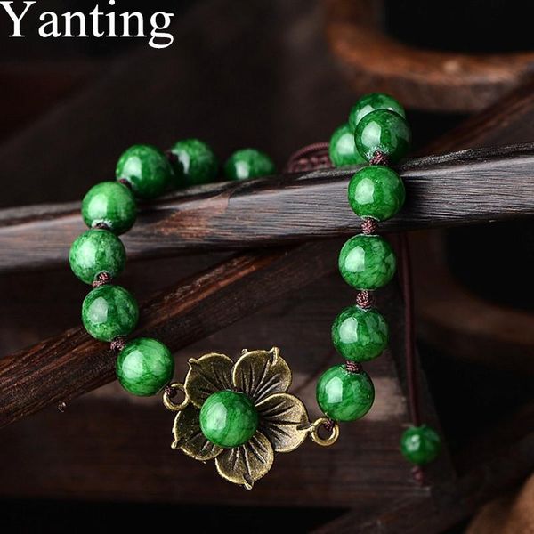 yanting ethnic green stone bracelets for women handmade knitted vintage hand jewelry bangles copper alloy flower 089 beaded, strands, Black
yanting ethnic green stone bracelets for women handmade knitted vintage hand jewelry bangles copper alloy flower 089 beaded, strands, Black