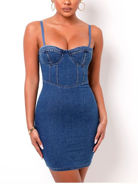 casual dresses denim strap dress for women bodycon party mini summer tank clothing woman 2021, Black;gray
casual dresses denim strap dress for women bodycon party mini summer tank clothing woman 2021, Black;gray