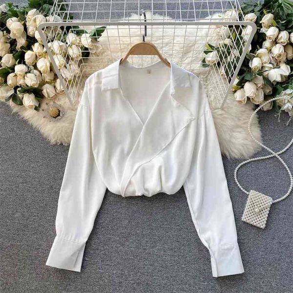 spring ladies blouse commuter women's temperament all-match blusa long-sleeved satin texture shirt gk636 210506, White
spring ladies blouse commuter women's temperament all-match blusa long-sleeved satin texture shirt gk636 210506, White