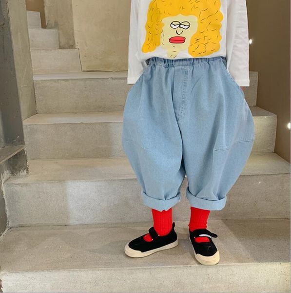 2021 new girls boys denim long pants spring cotton fashion kids pants 1-6t qm439, Blue
2021 new girls boys denim long pants spring cotton fashion kids pants 1-6t qm439, Blue
