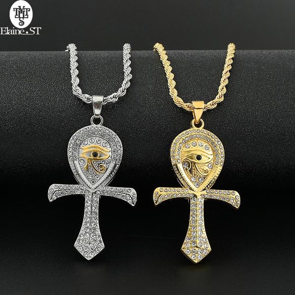 pendant necklaces wholesale 10 pcs cross eye of horus necklace ancient egypt religious man woman crystal stone hip hop jewelry, Silver
pendant necklaces wholesale 10 pcs cross eye of horus necklace ancient egypt religious man woman crystal stone hip hop jewelry, Silver
