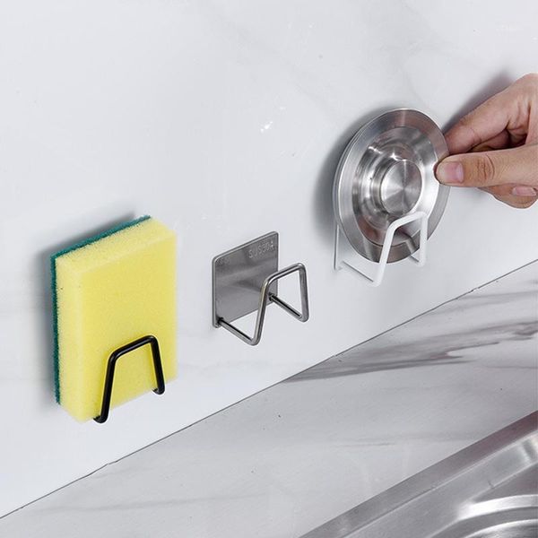 hooks & rails stainless steel sponge holder rack shelf adhesive kitchen sink organizer bathroom dishcloth for towel rag hanger
hooks & rails stainless steel sponge holder rack shelf adhesive kitchen sink organizer bathroom dishcloth for towel rag hanger