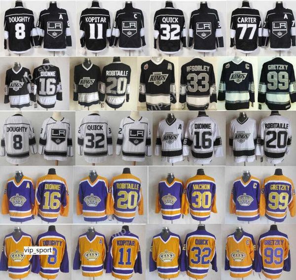los angeles la kings jerseys hockey 16 marcel dionne 99 wayne gretzky 30 rogatien vachon 32 kelly hrudey 11 anze kopitar jersey, Black
los angeles la kings jerseys hockey 16 marcel dionne 99 wayne gretzky 30 rogatien vachon 32 kelly hrudey 11 anze kopitar jersey, Black