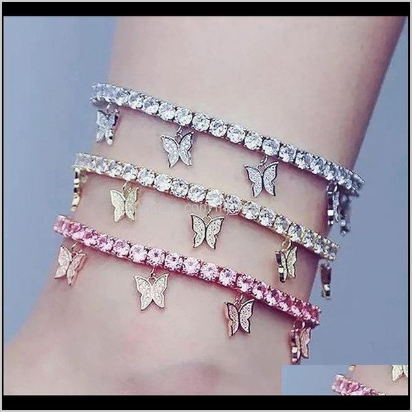 anklets jewelryanklet creative water drill little butterfly foot simple and gentle style fashion beach jewelry chain drop delivery 2021 dymb, Red;blue
anklets jewelryanklet creative water drill little butterfly foot simple and gentle style fashion beach jewelry chain drop delivery 2021 dymb, Red;blue
