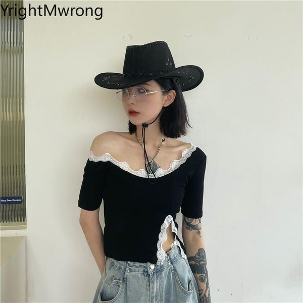 women's t-shirt korean summer clothes patchwork white lace v neck split women crop fashion t shirt cute aesthetic lolita kawaii
women's t-shirt korean summer clothes patchwork white lace v neck split women crop fashion t shirt cute aesthetic lolita kawaii