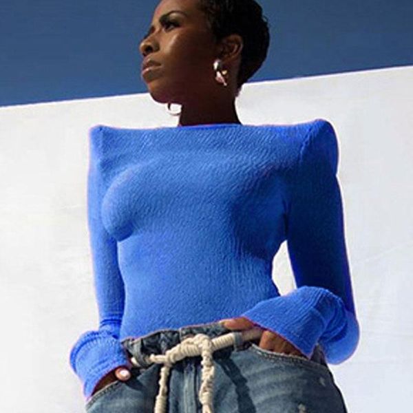 women's t-shirt shoulder pad shirt women autumn 2022 long sleeve o neck slim crop vintage short t shirts high street wear female yuqung, White
women's t-shirt shoulder pad shirt women autumn 2022 long sleeve o neck slim crop vintage short t shirts high street wear female yuqung, White