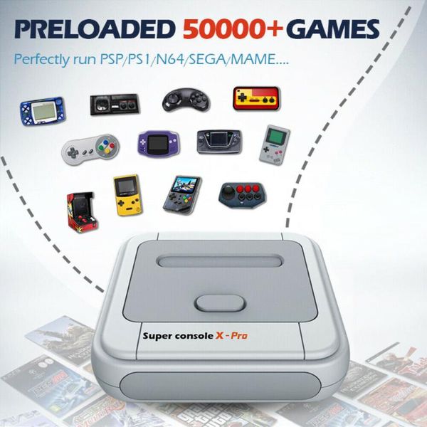 super console x pro video game wifi 4k hd for psp/ps1/n64 portable retro tv gaming with 50+ emulator 50000+ games players
super console x pro video game wifi 4k hd for psp/ps1/n64 portable retro tv gaming with 50+ emulator 50000+ games players