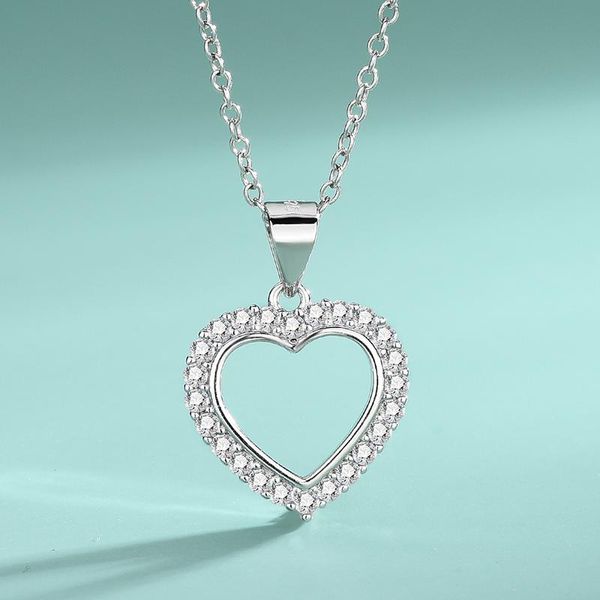chains s925 sterling silver simplicity fashion heart-shaped love ladies secklace jewelry pendant europe and the united states
chains s925 sterling silver simplicity fashion heart-shaped love ladies secklace jewelry pendant europe and the united states