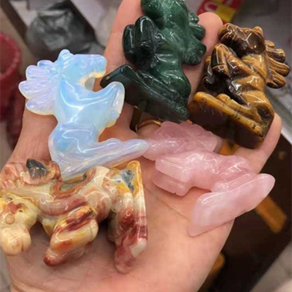 decorative objects & figurines natural rose quartz crystal hand carved horse figurine opal crafts healing stone party home decoration gifts
decorative objects & figurines natural rose quartz crystal hand carved horse figurine opal crafts healing stone party home decoration gifts