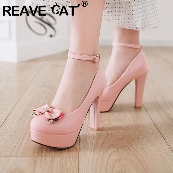 dress shoes reave cat women pumps sweet round toe 12cm block heels buckle faux pig leather bowtie crystal platform size 43 date a3282, Black
dress shoes reave cat women pumps sweet round toe 12cm block heels buckle faux pig leather bowtie crystal platform size 43 date a3282, Black