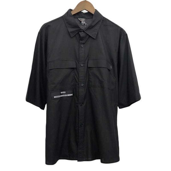 2021 ruffian handsome short sleeve shirt men's casual men's slim korean solid color design shirt, White;black
2021 ruffian handsome short sleeve shirt men's casual men's slim korean solid color design shirt, White;black