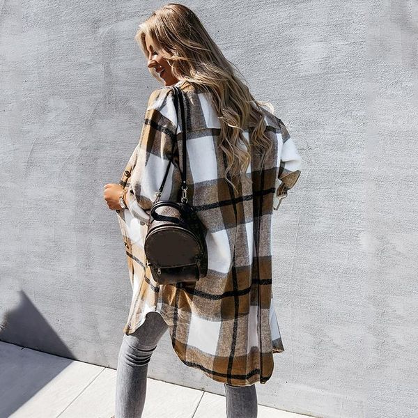 women's jackets vintage plaid patchwork loose women jacket turn down collar brown button female coat long sleeve autumn streetwear 202, Black;brown
women's jackets vintage plaid patchwork loose women jacket turn down collar brown button female coat long sleeve autumn streetwear 202, Black;brown