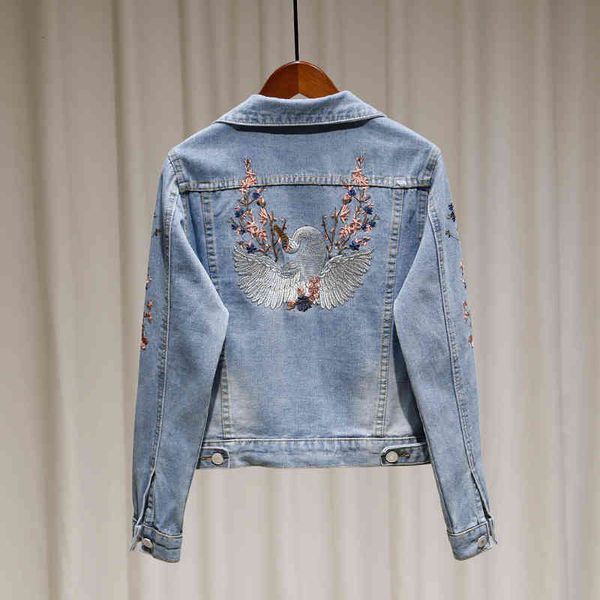 women's jackets denim clothes spring autumn jeans korean casual streetwear blue slim coat outwear zt2728 u2i3, Black;brown
women's jackets denim clothes spring autumn jeans korean casual streetwear blue slim coat outwear zt2728 u2i3, Black;brown