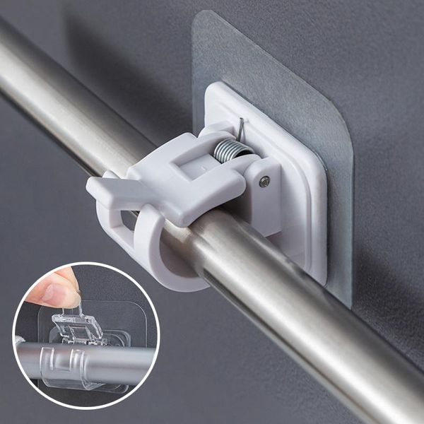 hooks & rails 2pcs self adhesive curtain hanging rod brackets organized pole holders bathroom room towel bar hook rail clamps fixed clip
hooks & rails 2pcs self adhesive curtain hanging rod brackets organized pole holders bathroom room towel bar hook rail clamps fixed clip
