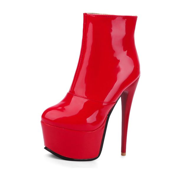 dress shoes high heels ankle boots for women shoe fashion platform pu leather short white red party fetish large size 45 47 d, Black
dress shoes high heels ankle boots for women shoe fashion platform pu leather short white red party fetish large size 45 47 d, Black