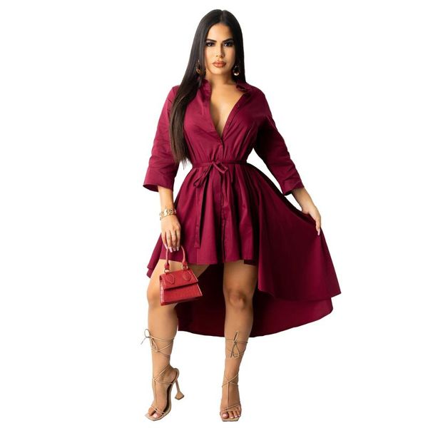 casual dresses office lady french vintage shirts blouses button elegant fashion asymmetry a-line maxi pleated for women clothes 2021, Black;gray
casual dresses office lady french vintage shirts blouses button elegant fashion asymmetry a-line maxi pleated for women clothes 2021, Black;gray