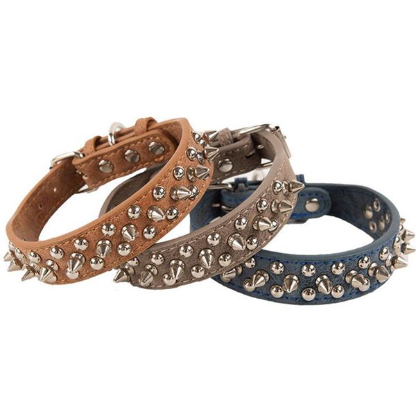 dog collars & leashes spiked rivet collar for small medium large dogs cats matter real leather adjustable length safty durable pet studded l
dog collars & leashes spiked rivet collar for small medium large dogs cats matter real leather adjustable length safty durable pet studded l