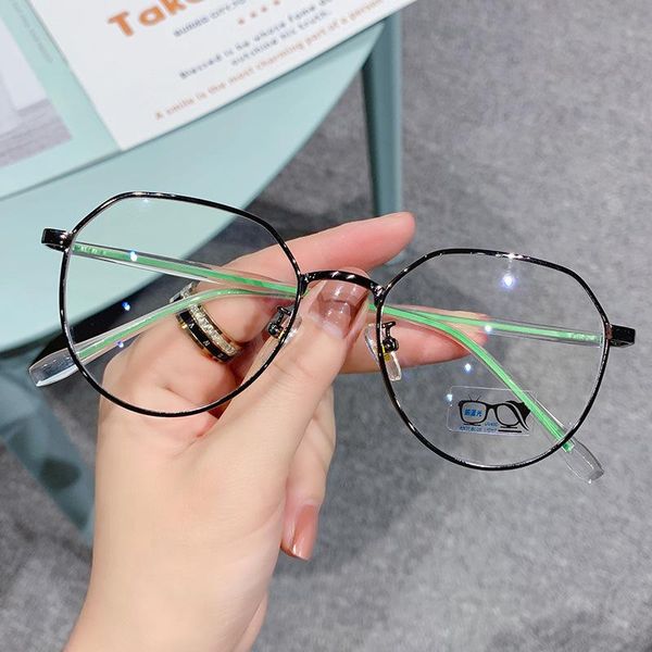 fashion sunglasses frames tr90 glasses frame myopia ultra-light student metal blue light, Black
fashion sunglasses frames tr90 glasses frame myopia ultra-light student metal blue light, Black
