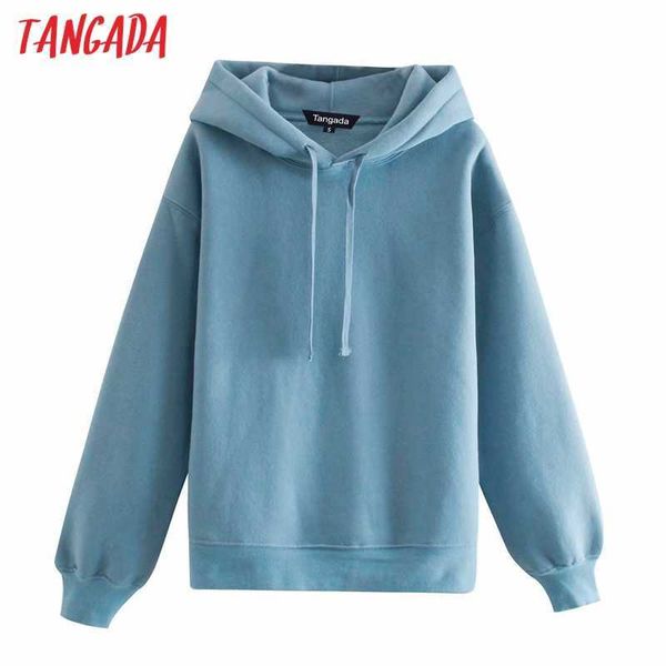 tangada women blue fleece hoodie sweatshirts winter oversize ladies pullovers warm hooded jacket 6p55 210609, Black
tangada women blue fleece hoodie sweatshirts winter oversize ladies pullovers warm hooded jacket 6p55 210609, Black