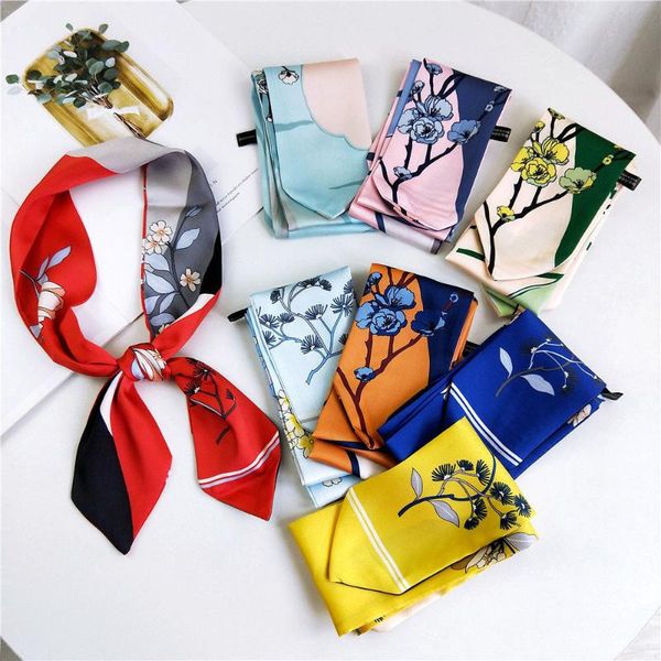 pointed flower small scarf women spring, autumn and summer all-matching ribbon wrist bag with changeable hair band scarves, Blue;gray
pointed flower small scarf women spring, autumn and summer all-matching ribbon wrist bag with changeable hair band scarves, Blue;gray