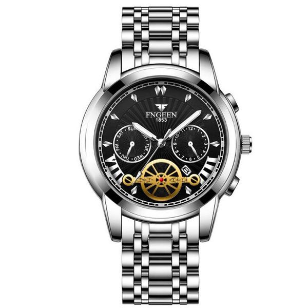 wristwatches brand wristwatch stainless steele band waterproof mens watch trendy male black montre homme flywheel students gift clock, Slivery;brown
wristwatches brand wristwatch stainless steele band waterproof mens watch trendy male black montre homme flywheel students gift clock, Slivery;brown