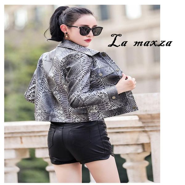 women's jackets 2021 snake pattern slim fit pu boyfriend denim coat fashion casual women jean jacket korean vintage plus size, Black;brown
women's jackets 2021 snake pattern slim fit pu boyfriend denim coat fashion casual women jean jacket korean vintage plus size, Black;brown