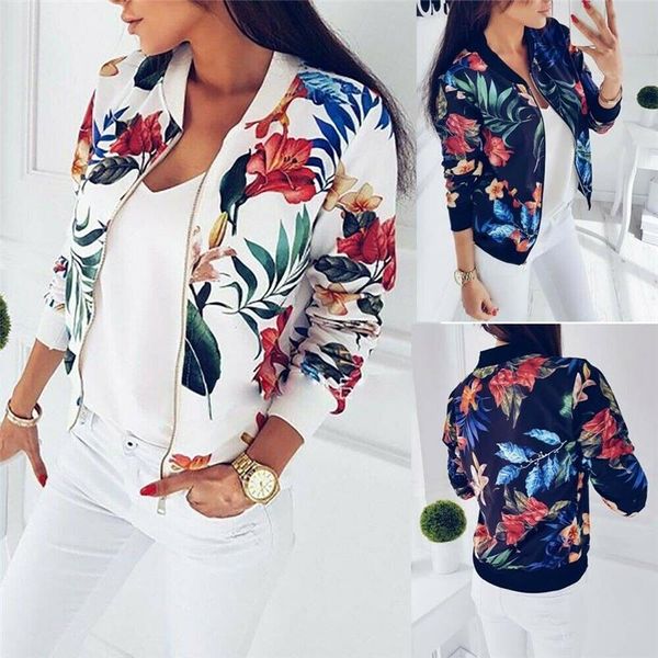 women's jackets hirigin retro floral printed short jacket woman zipper bomber female spring outwear casual long sleeve fashion clothes, Black;brown
women's jackets hirigin retro floral printed short jacket woman zipper bomber female spring outwear casual long sleeve fashion clothes, Black;brown