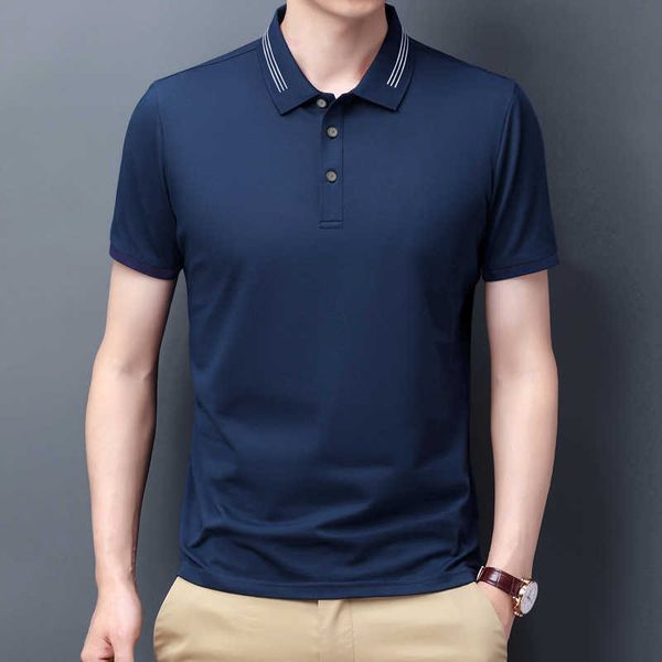 shirt short polo sleeve t-shirt men's middle-aged high-end silk summer busins xury leisure ice wear, White;black
shirt short polo sleeve t-shirt men's middle-aged high-end silk summer busins xury leisure ice wear, White;black
