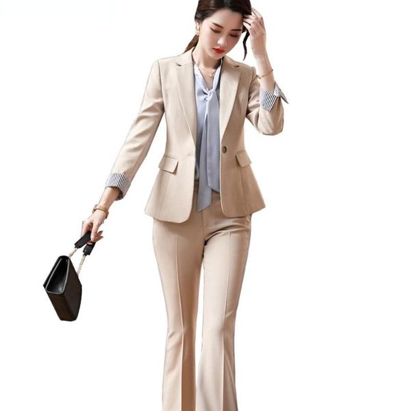 women's two piece pants professional women suit female fashion 2021 interview business long sleeve blazer and office ladies work wear s, White
women's two piece pants professional women suit female fashion 2021 interview business long sleeve blazer and office ladies work wear s, White