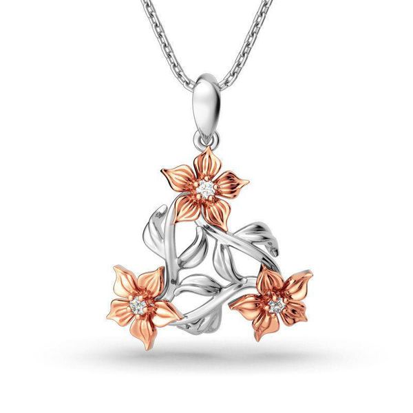 pendant necklaces romantic rose gold flower necklace fashion women's wedding silver color chain jewelry charming lady gift
pendant necklaces romantic rose gold flower necklace fashion women's wedding silver color chain jewelry charming lady gift
