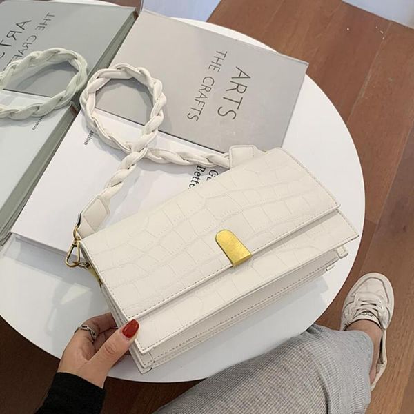 evening bags crocodile pattern flip bag 2021 leather women's designer handbag weave shoulder strap underarm
evening bags crocodile pattern flip bag 2021 leather women's designer handbag weave shoulder strap underarm