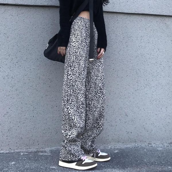 high waist leopard print pants for women 2021 fashion trends clothing ladies baggy wide leg trousers plus size loose streetwear women's, Black;white
high waist leopard print pants for women 2021 fashion trends clothing ladies baggy wide leg trousers plus size loose streetwear women's, Black;white