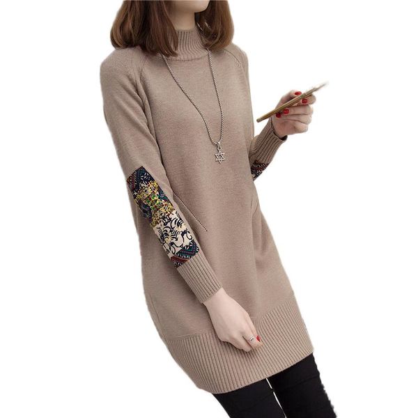 women's sweaters half turtleneck women pullover knitted sweater autumn winter korean female long knitwear coat loose ladies g1549, White;black
women's sweaters half turtleneck women pullover knitted sweater autumn winter korean female long knitwear coat loose ladies g1549, White;black