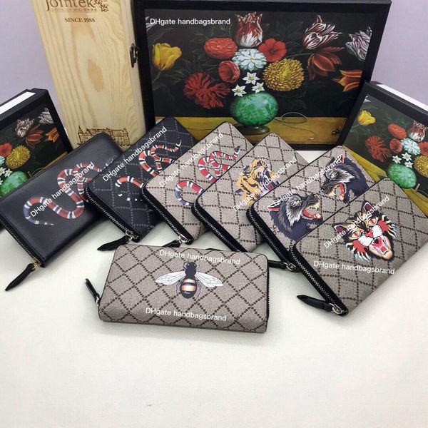 snake tiger bee long zipper men wallets animal women wallet luxurys designers wallets leather coin purse with gift box, Red;black
snake tiger bee long zipper men wallets animal women wallet luxurys designers wallets leather coin purse with gift box, Red;black