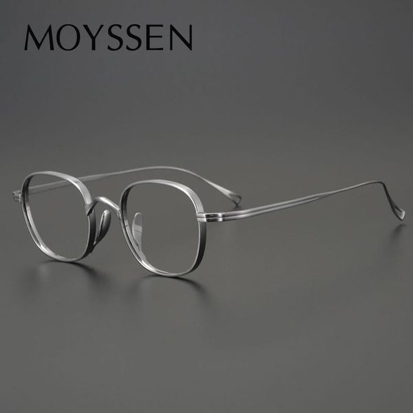 fashion sunglasses frames moyssen brand design retro handmade pure titanium eyeglasses men optical prescription glasses frame women round le, Black
fashion sunglasses frames moyssen brand design retro handmade pure titanium eyeglasses men optical prescription glasses frame women round le, Black