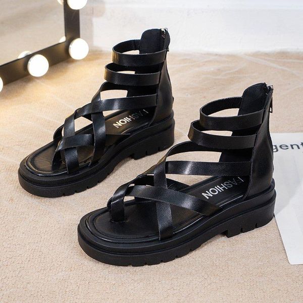 dress shoes sandals women summer fashion women's 2021 solid color round head comfortable open toe casual platform, Black
dress shoes sandals women summer fashion women's 2021 solid color round head comfortable open toe casual platform, Black