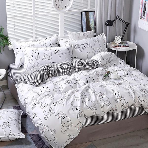 bedding sets cartoon white cat plain black kids comforter set cute luxury fashion king twin size bed linen duvet cover gift
bedding sets cartoon white cat plain black kids comforter set cute luxury fashion king twin size bed linen duvet cover gift