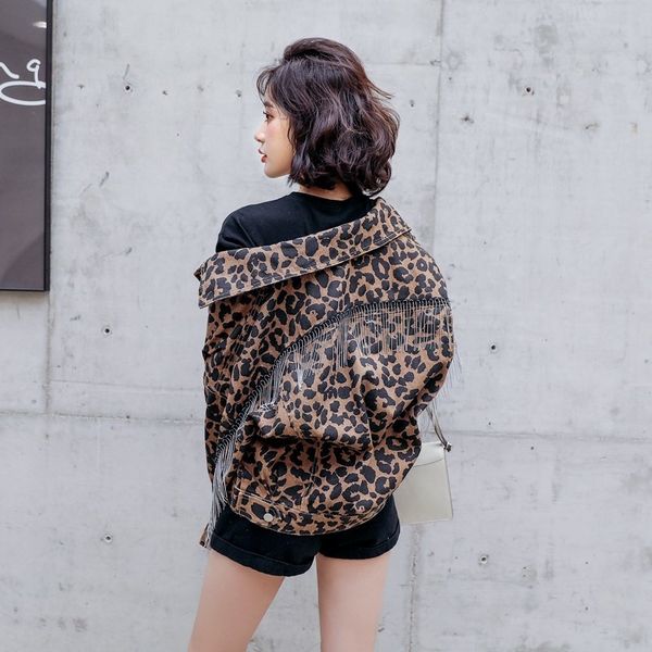 women's jackets high-street fashions of leopard women loose jackets long sleeve batwing boy friend girl casual style short coats tg71, Black;brown
women's jackets high-street fashions of leopard women loose jackets long sleeve batwing boy friend girl casual style short coats tg71, Black;brown