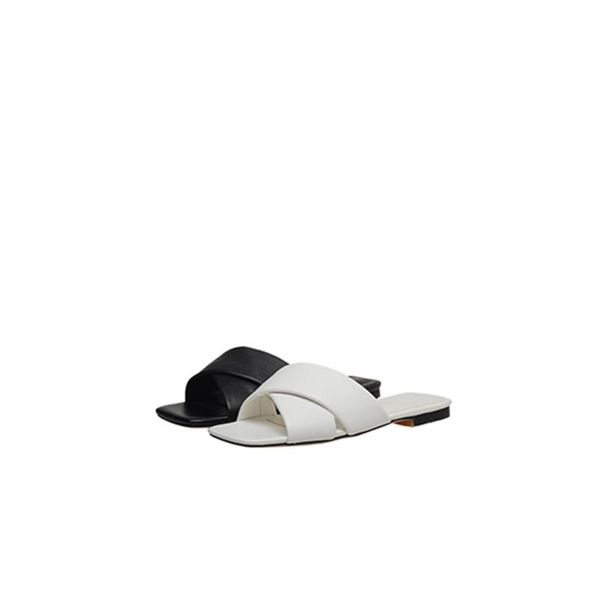 slippers summer women comfortable genuine leather fabric sandals fashionable design open-toed flat women's shoes, Black
slippers summer women comfortable genuine leather fabric sandals fashionable design open-toed flat women's shoes, Black