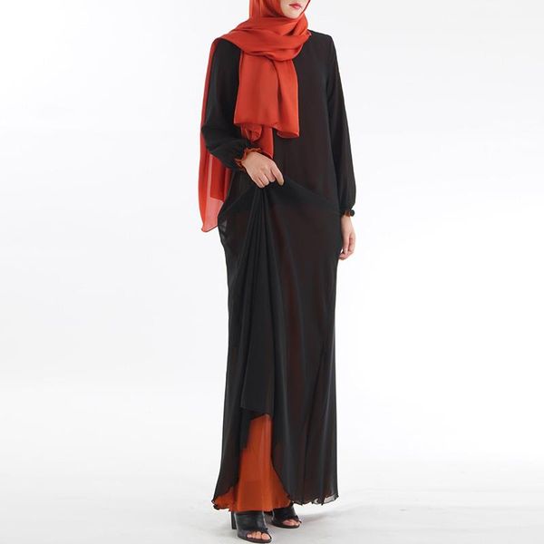 ethnic clothing muslim abaya pakistani dress high-density chiffon double-sided wear basic long skirt ms style arabian dubai robe, Red
ethnic clothing muslim abaya pakistani dress high-density chiffon double-sided wear basic long skirt ms style arabian dubai robe, Red