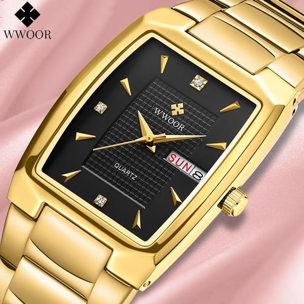 wristwatches japan movement wwoor women's wristwatch fashion steel gold quartz casual ladies square watches relogio feminin, Slivery;brown
wristwatches japan movement wwoor women's wristwatch fashion steel gold quartz casual ladies square watches relogio feminin, Slivery;brown