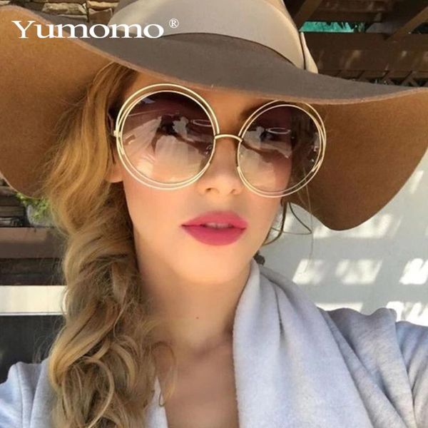 sunglasses 2021 round big size oversized lens vintage women brand designer metal frame femal sun glasses lady cool retro uv400, White;black
sunglasses 2021 round big size oversized lens vintage women brand designer metal frame femal sun glasses lady cool retro uv400, White;black