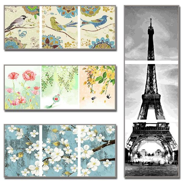 paintings diy oil painting by numbers flower triptych pictures room decoration animal landscape abstract home decor
paintings diy oil painting by numbers flower triptych pictures room decoration animal landscape abstract home decor