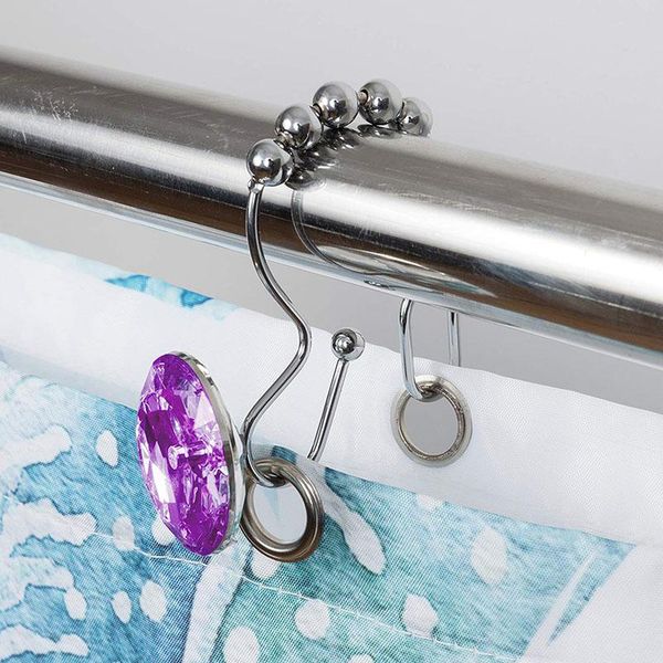 other home decor 12 pcs stainless steel decorative shower curtain hooks acrylic clear rings lad-sale
other home decor 12 pcs stainless steel decorative shower curtain hooks acrylic clear rings lad-sale