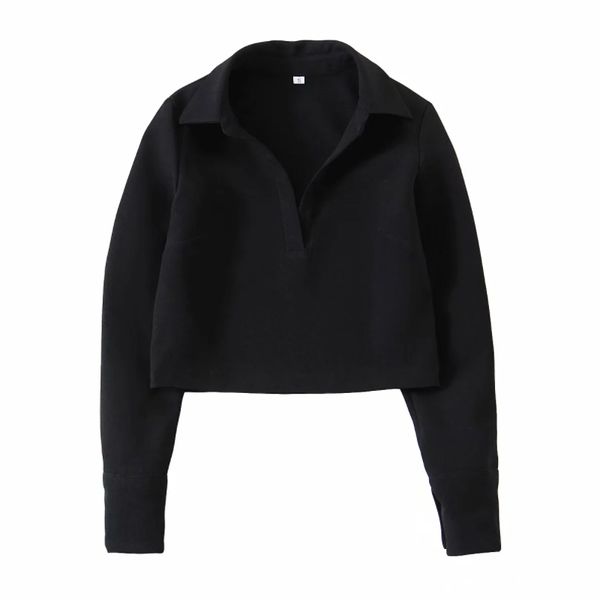 spring women turndown collar black short shirt female long sleeve blouse casual lady loose crop blusas s8596 210430, White
spring women turndown collar black short shirt female long sleeve blouse casual lady loose crop blusas s8596 210430, White