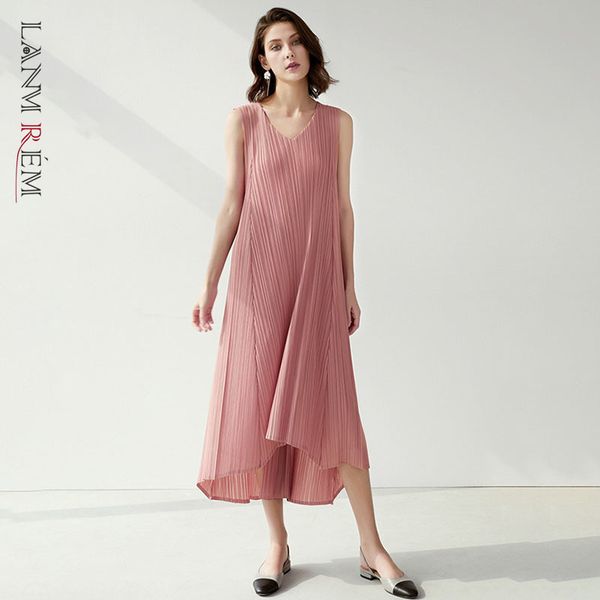 pleated sleeveless suspender dress v neck loose temperament long dresses women high waist casual summer ar352 210507, Black;gray
pleated sleeveless suspender dress v neck loose temperament long dresses women high waist casual summer ar352 210507, Black;gray