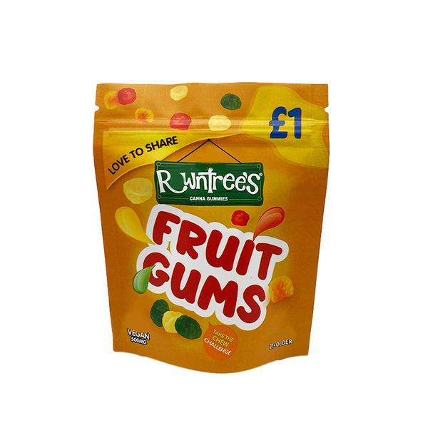 rowntrees fruit gums gummies bag medicated 500 mg empty edible candy plastic packaging mylar bags with zip smell proof 4 x 5 inch
rowntrees fruit gums gummies bag medicated 500 mg empty edible candy plastic packaging mylar bags with zip smell proof 4 x 5 inch