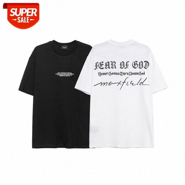 streetwear men fear of god seventh season printed letter t-shirt fog high street loose round neck short-sleeved #4p3l, White;black 
streetwear men fear of god seventh season printed letter t-shirt fog high street loose round neck short-sleeved #4p3l, White;black