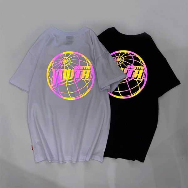 t shirt self made street hiphop short sleeve men's trend laser reflective printing to increase the of lovers, White;black
t shirt self made street hiphop short sleeve men's trend laser reflective printing to increase the of lovers, White;black