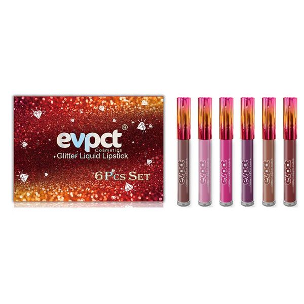 6pcs/set liquid lipstick set glitter diamonds lip gloss kits shimmer bright party club with box waterproof not stick cup 24ml
6pcs/set liquid lipstick set glitter diamonds lip gloss kits shimmer bright party club with box waterproof not stick cup 24ml